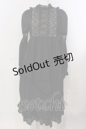 画像: SERAPHIM / レースの庭園ドレス  クロ O-25-08-24-003-LO-OP-IG-ZY