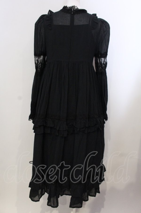 画像5: SERAPHIM / レースの庭園ドレス  クロ O-25-04-28-051-LO-OP-IG-OS (5)