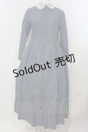 画像: SERAPHIM / チュール襟のエコールワンピース  公式色展開：ブルーグレー O-25-04-28-053-LO-OP-IG-OS