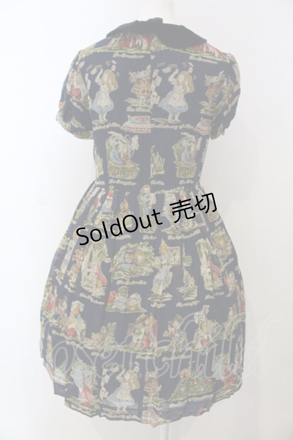 画像4: Jane Marple / アリスプリントのワンピース M ネイビー O-25-04-28-068-JM-OP-OW-ZT464 (4)