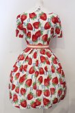 画像4: Jane Marple / Strawberry Meets Logoのワンピース M シロ O-25-04-28-007-JM-OP-OW-OS (4)
