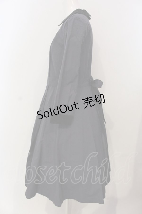 画像3: Jane Marple / ピンチェックのシスタードレス M ネイビー系 O-25-04-28-071-JM-OP-OW-ZT465 (3)