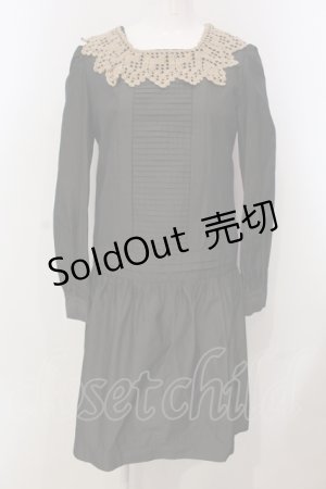 画像: Jane Marple / レースヨークワンピース M チャコール O-25-04-28-074-JM-OP-OW-OS