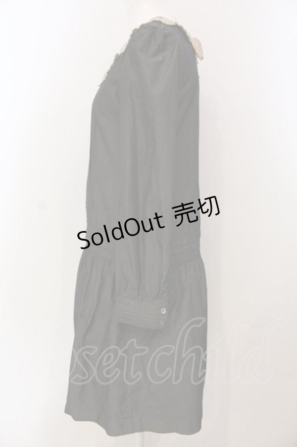 画像3: Jane Marple / レースヨークワンピース M チャコール O-25-04-28-074-JM-OP-OW-OS (3)
