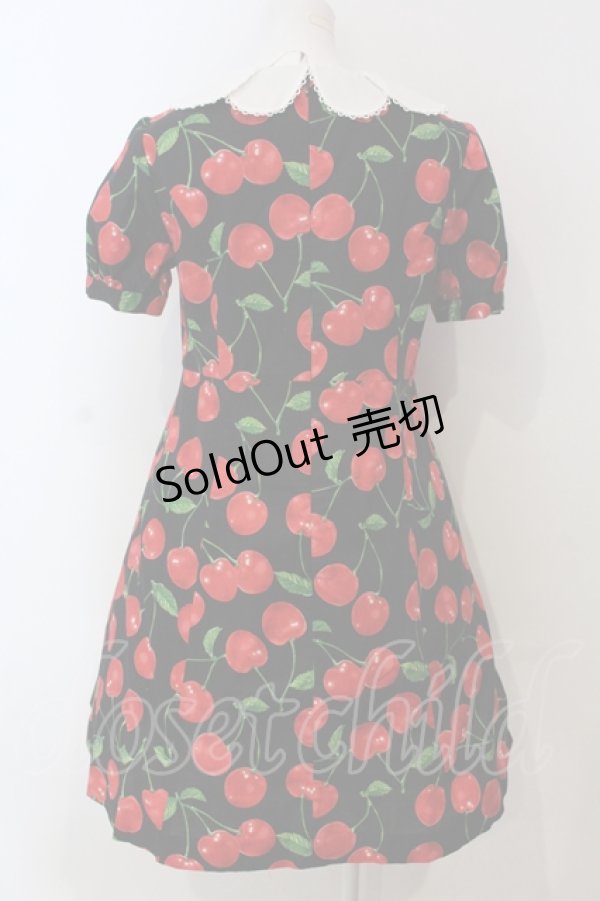 画像3: Jane Marple / Royal Cherryワンピース M クロ×アカ O-25-04-28-001-JM-OP-OW-OS (3)