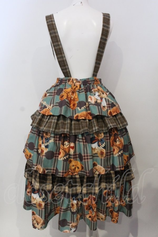 画像4: BacioBouquet / Love Bearスカート L グリーン O-25-04-28-012-LO-SK-OW-OS (4)