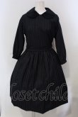 画像1: Jane Marple / シャンブレークロスのワンピース M ネイビー O-25-04-29-001-JM-OP-IG-OS (1)
