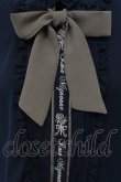画像2: axes femme POETIQUE / バラメッセージ刺繍ブラウス  ネイビー O-25-04-29-026-AX-BL-IG-OS (2)
