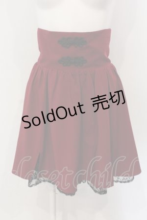 画像: Ank Rouge / チャイナコルセットスカート  ワイン O-25-04-29-040-CA-SK-IG-OS