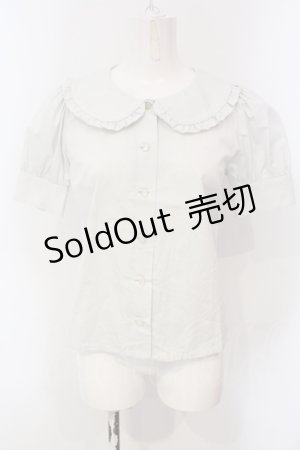 画像: MILK / メイデンブラウス  ライトグレー O-25-04-29-049-ML-BL-IG-OS