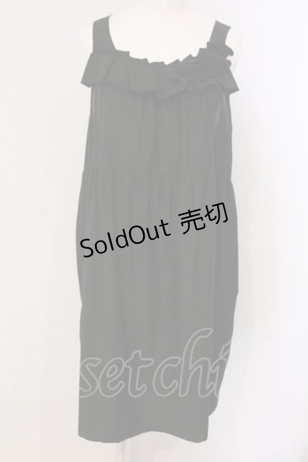 画像1: INGEBORG / ローズモチーフワンピース 9 クロ O-25-04-29-055-LO-OP-IG-OS (1)