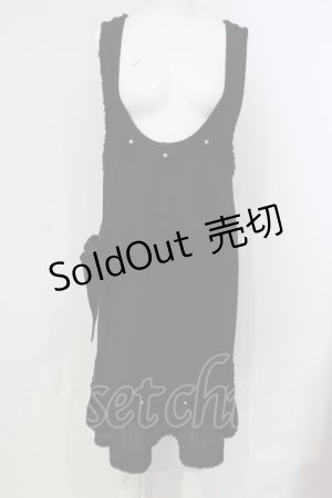 画像: INGEBORG / ローンフリルモチーフニットワンピース  クロ O-25-04-29-057-LO-OP-IG-OS