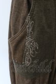画像2: Ozz Croce / イレギュラーギャザーサルエルパンツ  カーキブラウン O-25-04-29-081-OO-PA-IG-OS (2)