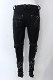 画像3: Ozz Croce / ベルテッドレースアップパンツ  ブラック O-25-04-29-083-OO-PA-IG-OS (3)