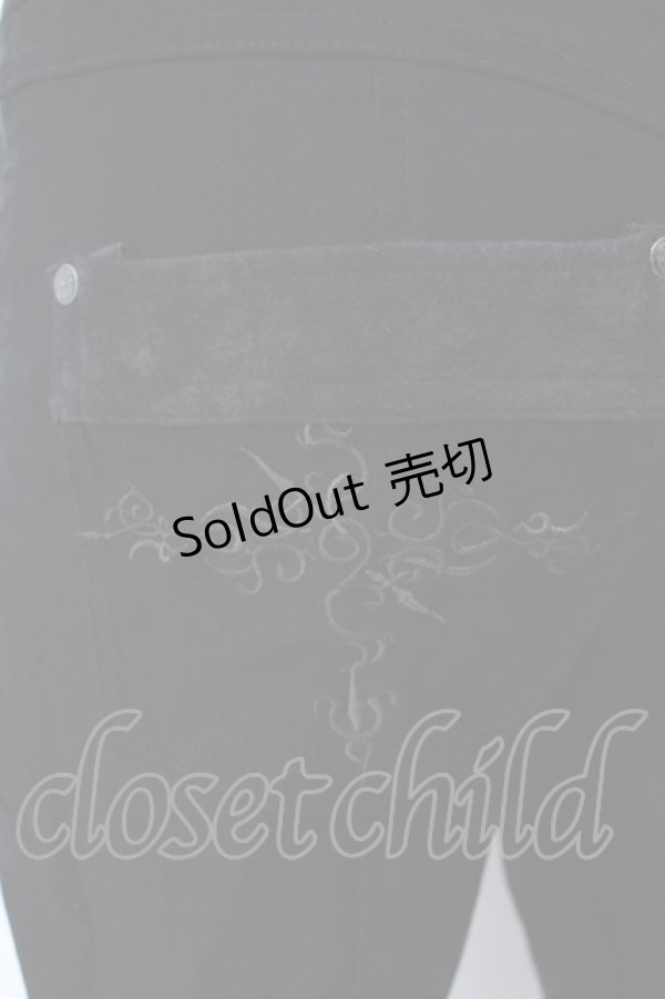 画像4: Ozz Croce / ベルテッドレースアップパンツ  ブラック O-25-04-29-083-OO-PA-IG-OS (4)