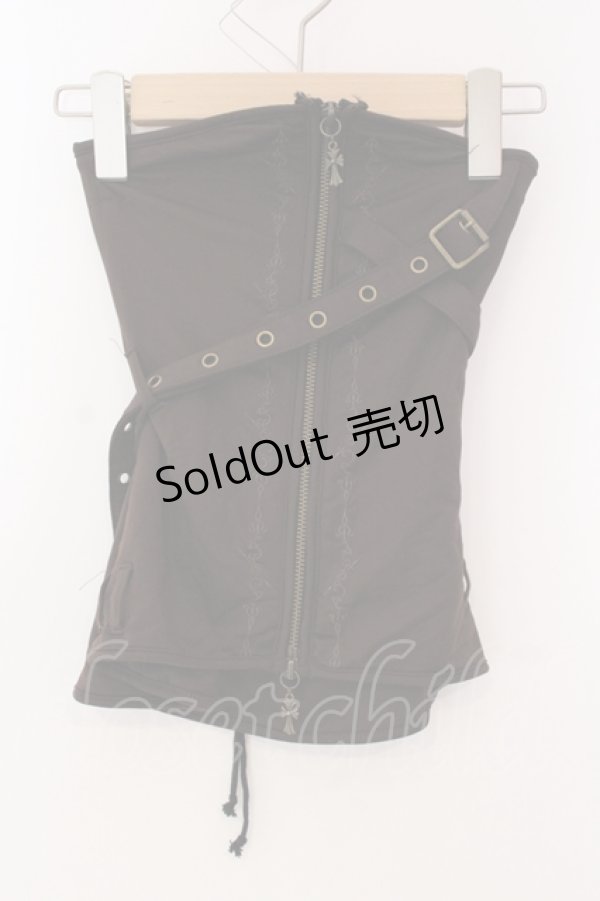 画像1: Ozz oneste / エンブロイダリーベルテッドベアトップ  ブラウン O-25-04-29-086-OO-TO-IG-OS (1)