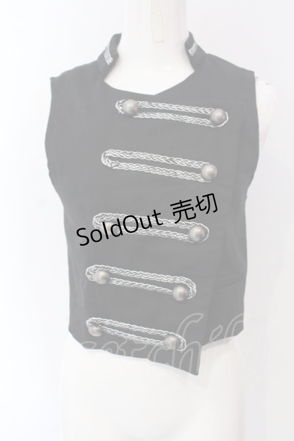 画像1: MURUA / ナポレオンベスト 00 ブラック O-25-04-29-099-PU-TO-IG-ZT184 (1)