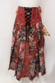 画像1: Qutie Frash / リボン袴コルセット  レッド O-25-04-29-017-QU-SK-OW-OS (1)