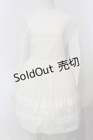 画像: Jane Marple / タックワンピース m ホワイト O-25-04-29-003-JM-OP-IG-OS