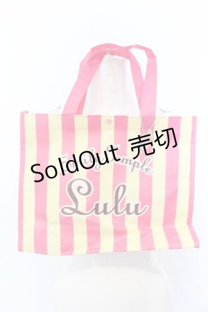 画像: Shirley Temple / チャーム付きビニールトート  ピンク×イエロー O-25-04-30-005-ET-BG-OW-ZT-K020