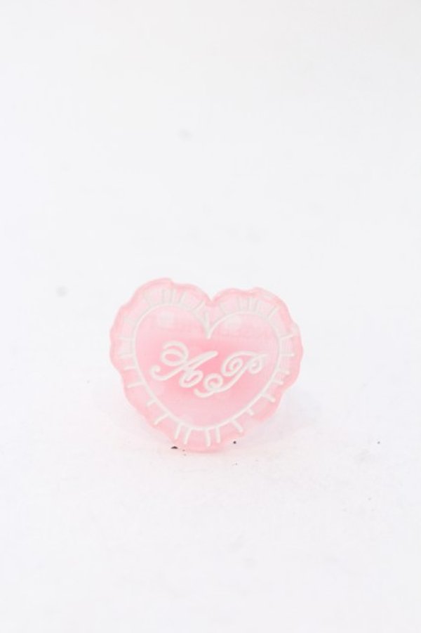 画像1: Angelic Pretty / ドットLovely Heartクッションリング  ピンク O-25-04-30-043-AP-AC-IG-OS (1)