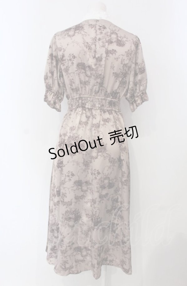 画像3: m petit by misako / AM*トワルドジュイワンピース S ピンク×シロ O-25-04-30-1032-LO-OP-IG-ZS (3)