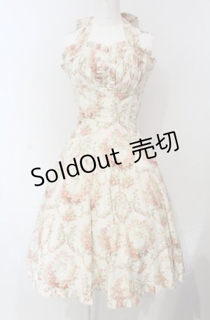 画像: EXCENTRIQUE / フラワープリント・コルセットワンピース SM ピンク O-25-04-30-1035-EL-OP-OW-OS
