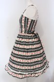 画像3: Shirley Temple / ドットいちごボーダーサンドレス 150ｃｍ クロ O-25-04-30-1036-ET-OP-OW-OS (3)