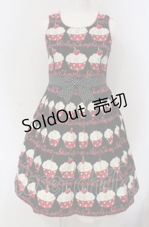 画像: Shirley Temple / カップケーキジャンパースカート 150ｃｍ クロ O-25-04-30-1038-ET-OP-OW-OS