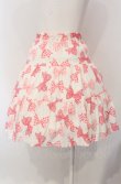 画像4: Jane Marple / リボン柄スカート M シロ×ピンク O-25-04-30-1043-JM-SK-OW-OS (4)