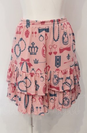 画像: Shirley Temple / アクセサリー柄カットスカート 160ｃｍ ピンク O-25-04-30-1045-ET-SK-OW-OS