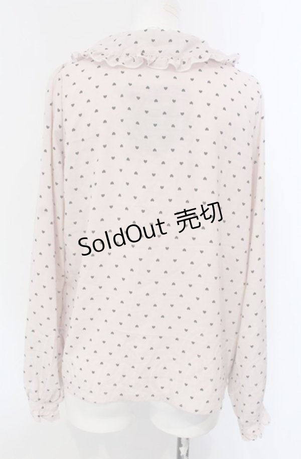 画像4: majoretty  / MRハートドットブラウス S ピンク O-25-09-03-1008-LO-BL-OW-ZT010 (4)