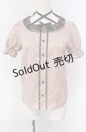 画像: majoretty / レースパフスリーブプルオーバー M ピンク O-25-04-30-1060-LO-BL-OW-OS