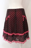 画像3: MILK / ドットシフォンスカート  クロ×ピンク O-25-04-30-1076-ML-SK-OW-OS (3)