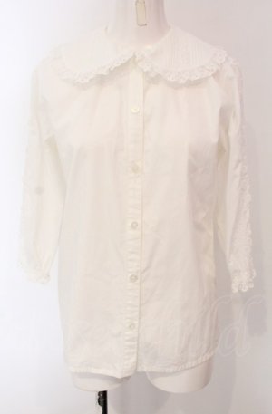 画像: Shirley Temple / ローズレースタックブラウス 160ｃｍ シロ O-25-04-30-1080-ET-BL-OW-OS