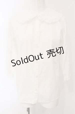 画像: Shirley Temple / ローズレースタックブラウス 160ｃｍ シロ O-25-04-30-1080-ET-BL-OW-OS