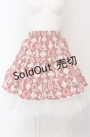 画像: Shirley Temple / トランプ総柄スカート 150ｃｍ アカ O-25-04-30-1082-ET-SK-OW-OS