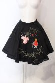 画像1: BABY,THE STARS SHINE BRIGHT / オズの魔法使いサーキュラー巻きスカート  クロ O-25-04-30-1087-BA-SK-OW-OS (1)
