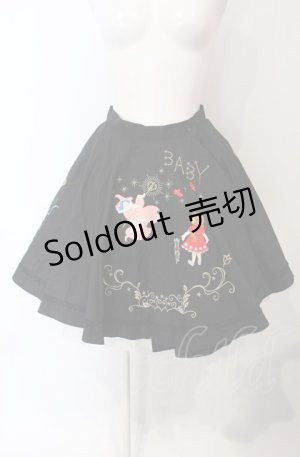 画像: BABY,THE STARS SHINE BRIGHT / オズの魔法使いサーキュラー巻きスカート  クロ O-25-04-30-1087-BA-SK-OW-ZT467