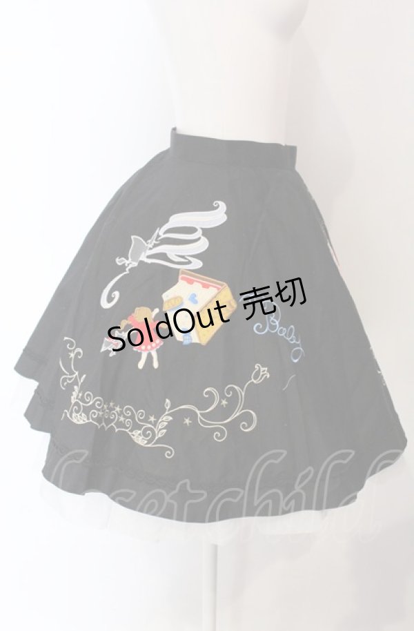 画像3: BABY,THE STARS SHINE BRIGHT / オズの魔法使いサーキュラー巻きスカート  クロ O-25-04-30-1087-BA-SK-OW-ZT467 (3)