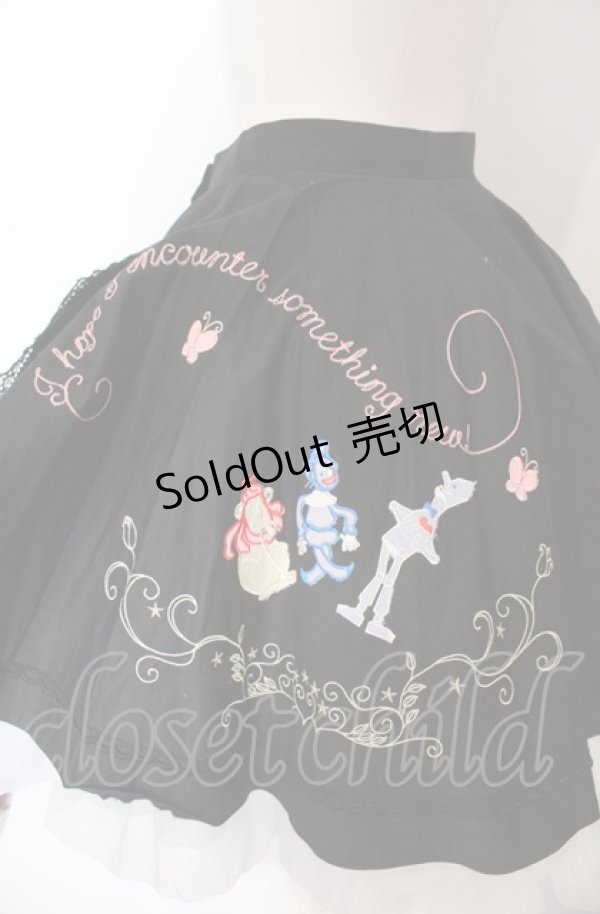 画像6: BABY,THE STARS SHINE BRIGHT / オズの魔法使いサーキュラー巻きスカート  クロ O-25-04-30-1087-BA-SK-OW-ZT467 (6)