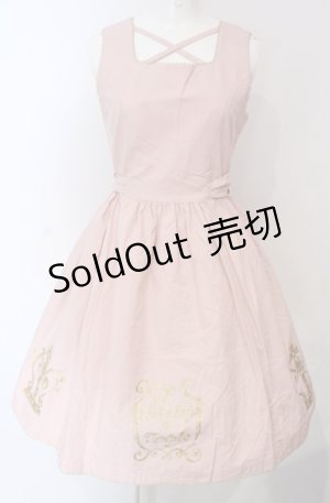 画像: Shirley Temple / エンブレム＆王冠ptジャンパースカート 160ｃｍ ピンク O-25-04-30-1088-ET-OP-OW-OS
