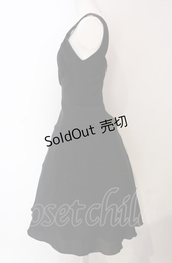 画像3: JESUS DIAMANTE / ギャザーワンピース XS クロ O-25-04-30-1089-JE-OP-OW-OS (3)
