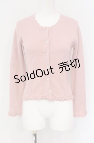 画像: Shirley Temple / ビーズ使いカーディガン 150ｃｍ ピンク O-25-04-30-1109-ET-TO-OW-OS