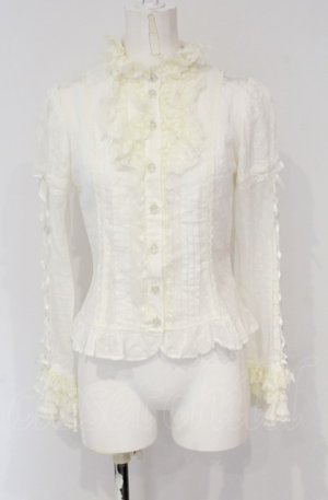 画像: Angelic Pretty / ロイヤルボウタイブラウス（ボウタイ欠品）  アイボリー O-25-04-30-1110-AP-BL-OW-OS