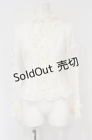 画像: Angelic Pretty / ロイヤルボウタイブラウス（ボウタイ欠品）  アイボリー O-25-04-30-1110-AP-BL-OW-OS