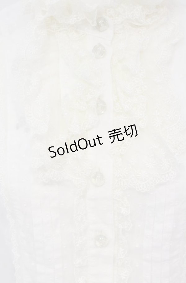 画像2: Angelic Pretty / ロイヤルボウタイブラウス（ボウタイ欠品）  アイボリー O-25-04-30-1110-AP-BL-OW-OS (2)