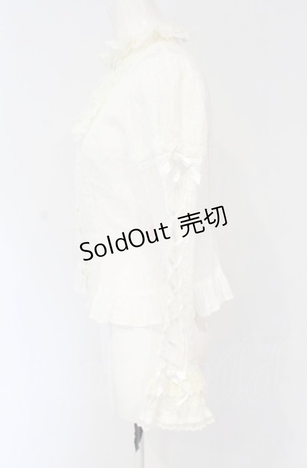 画像3: Angelic Pretty / ロイヤルボウタイブラウス（ボウタイ欠品）  アイボリー O-25-04-30-1110-AP-BL-OW-OS (3)