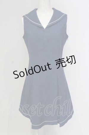 画像: NO.S PROJECT / セーラーワンピース M アオ O-25-04-30-1136-LO-OP-OW-OS