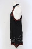 画像3: GOTHその他 / 刺繍ホルタ-トップス L クロ×オレンジ O-25-04-30-1141-EL-TO-OW-OS (3)